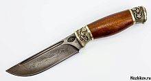 Охотничий нож  Авторский Нож из Дамаска №36
